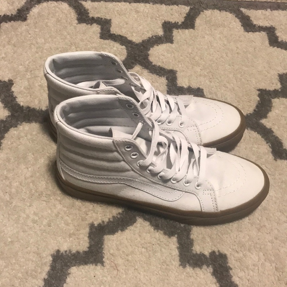 White Hightop Vans